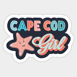 Cape Cod Girl Sticker